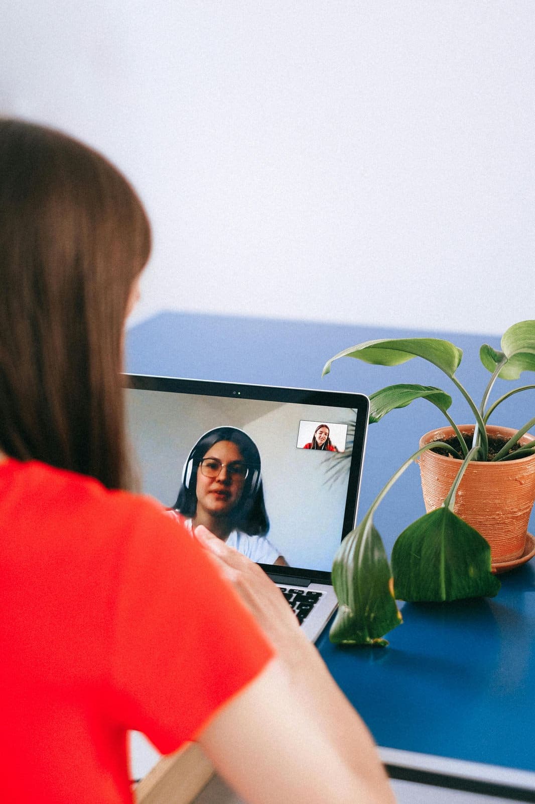 Videollamada con una mentora